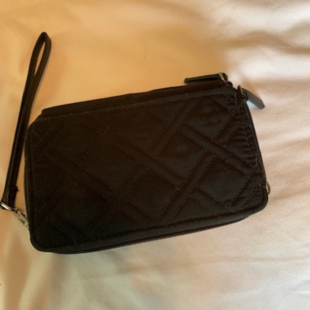 Vera Bradley Black Clutch Wallet